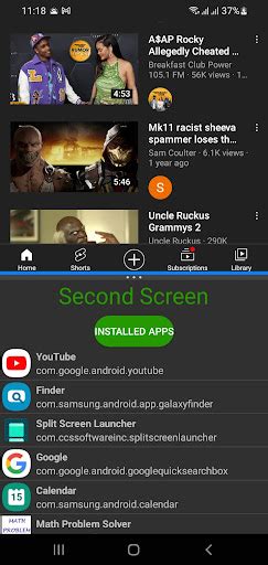 7. Split Screen Launcher