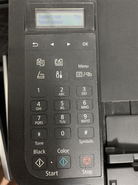 7. The access code is invalid error on printers