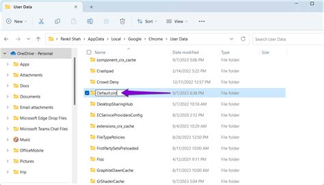 7. Try Renaming the Chrome Data Folder