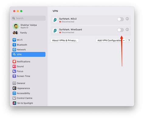 7. Turn off VPN on Mac