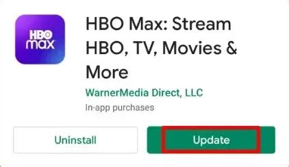 7. Update HBO Max