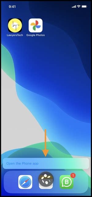 7. Use Siri to open the missing app