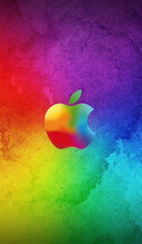 7. iPhone rainbow wallpaper HD