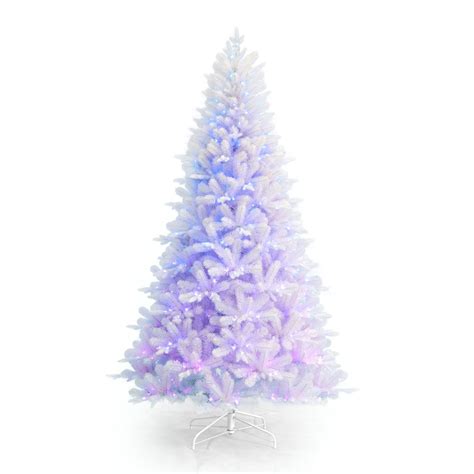 Sylvania 7.5′ OnePlug Cashmere Christmas Tree Warm White Citywide Shop