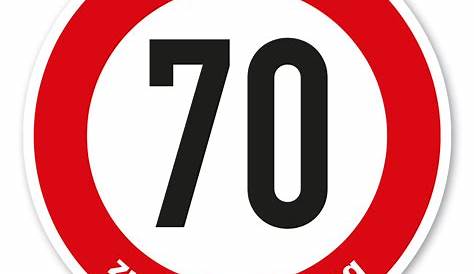 Verkehrsschild 70 Geburtstag Verkehrszeichen Straßen-Schild