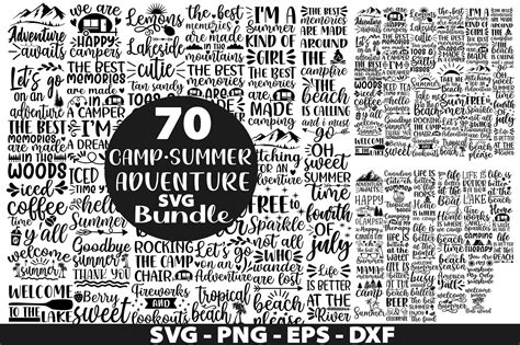 Download 70 Camp Summer Adventure Bundle Files