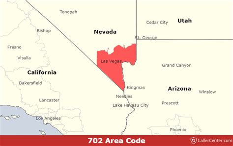 702 Area Code Time Zone Map