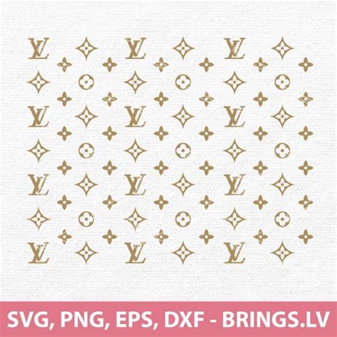 Download 703  File Louis Vuitton Pattern Svg EPS File Commercial Use DXF Files