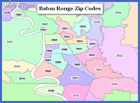 70810 Zip Code Map