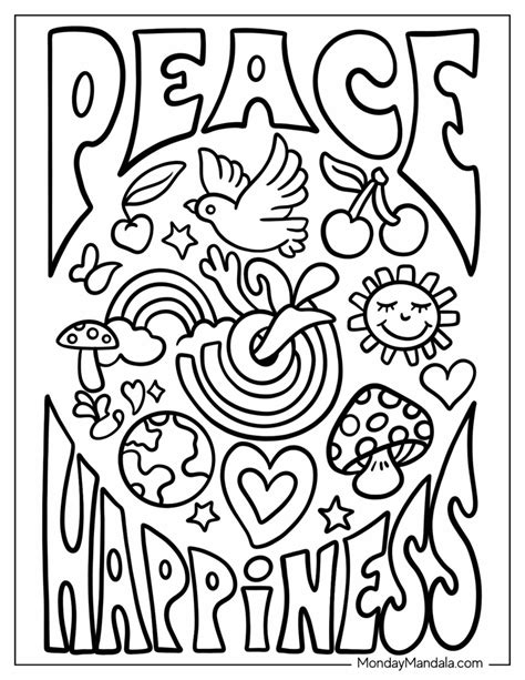 70s Coloring Pages