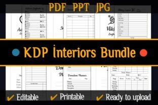 Download 71+ All-In-One Kdp Interiors Bundle PSD Printable