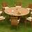 72" Round Dining Table Outdoor Patio GradeA Teak Wood WholesaleTeak 
