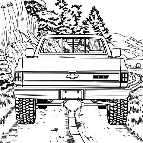 72 Chevy Coloring Page