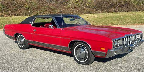 A pristine 1972 Ford LTD showcasing its classic American design