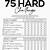 75 hard challenge printable pdf free
