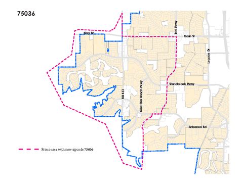 75036 Zip Code Map