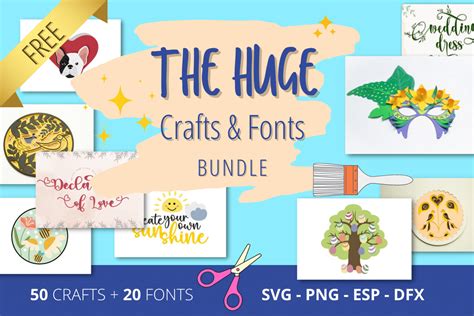 Download 752+ Fonts Bundle Background Crafts