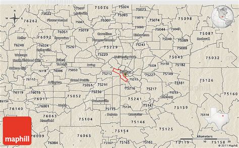 75207 Zip Code Map