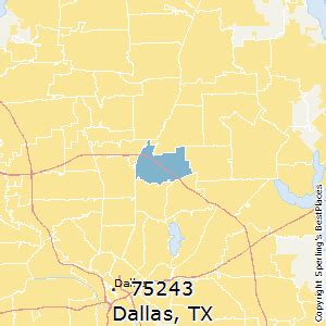 Dallas Zip Codes Dallas County Zip Code Boundary Map