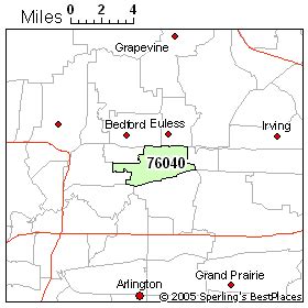 76040 Zip Code Map