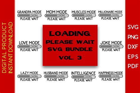 Download 764  Loading... Please Wait Bundle Background Silhouette For Crafts