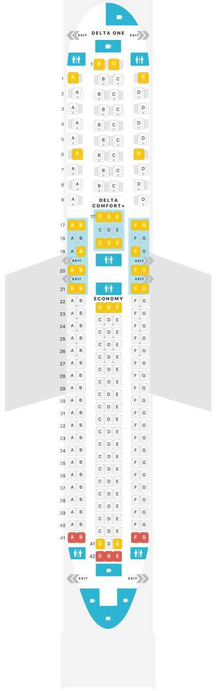 767 300 Delta Seating Chart