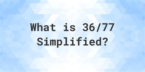 77/36 simplified