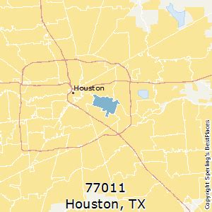 77011 Zip Code Map