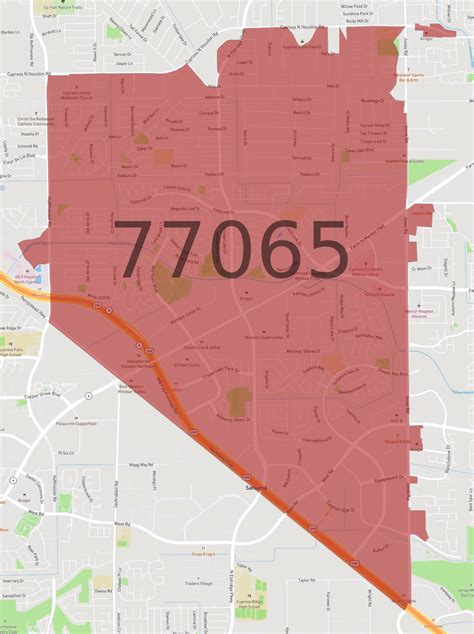 List Of 8 Houston Tx Zip Code Map