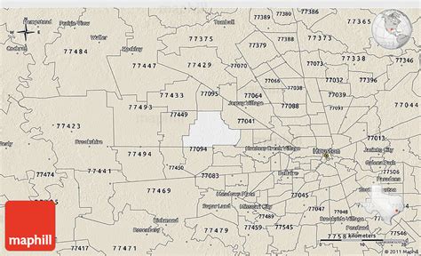 77084 Zip Code Map