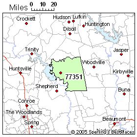 77351 Zip Code Map