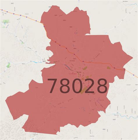 78028 Zip Code Map