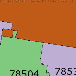 78504 Zip Code Map