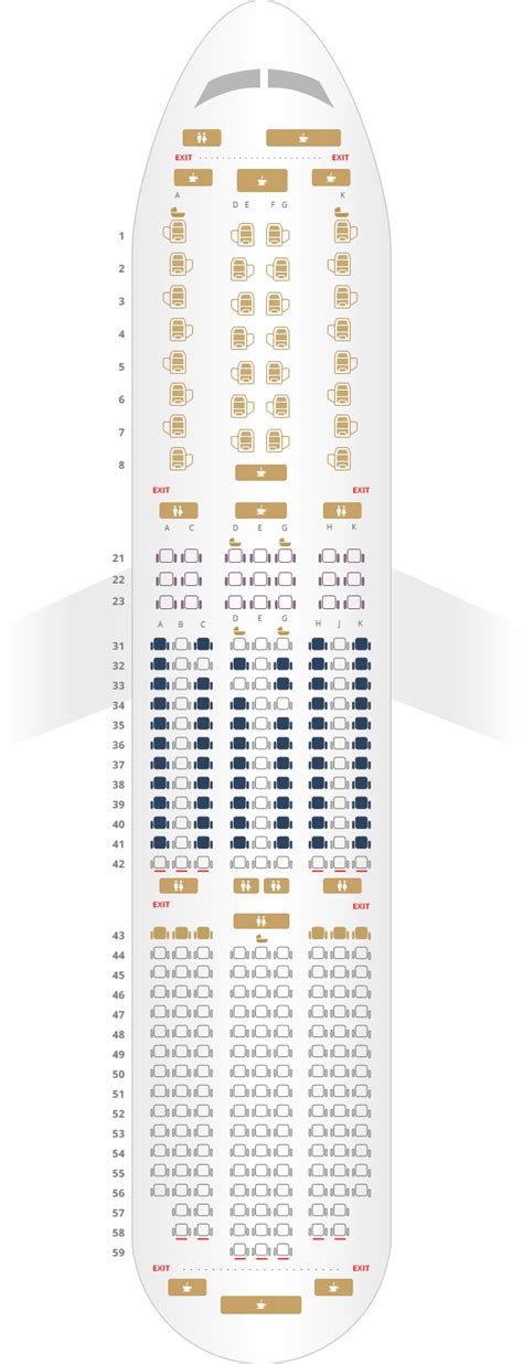 787-9 dreamliner seat map