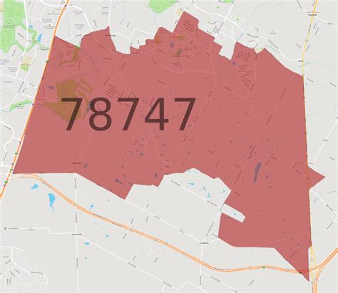 78747 Zip Code Map