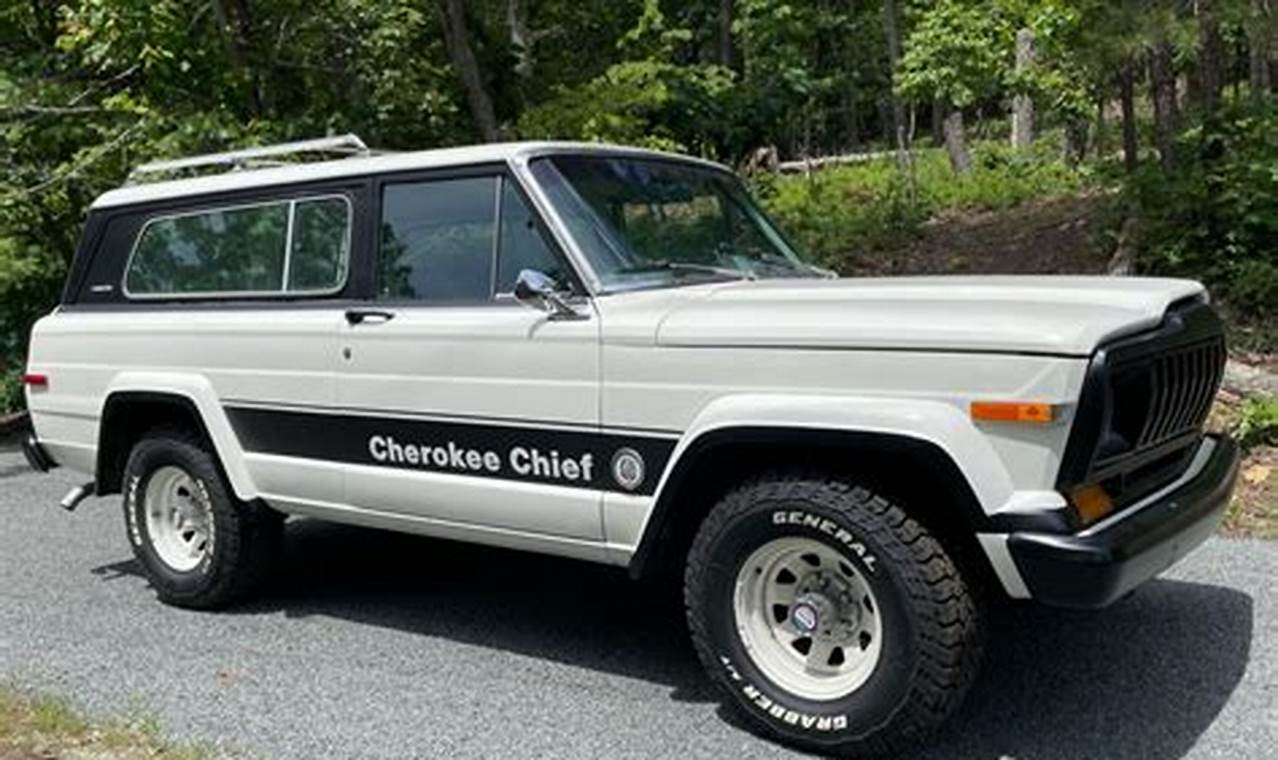 79 jeep cherokee for sale