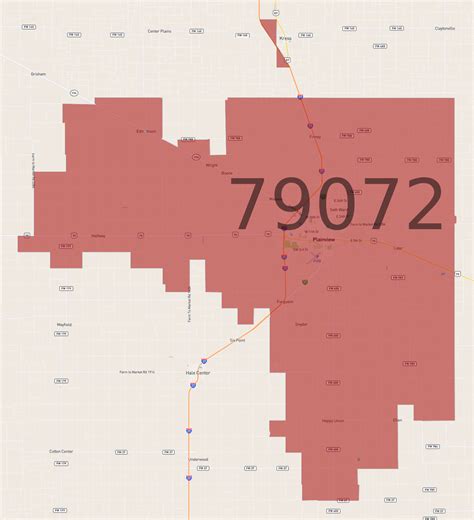 79072 Zip Code Usa Map