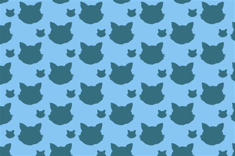 Download 791+ Unique Cat Pattern Design Bundle Background Cameo