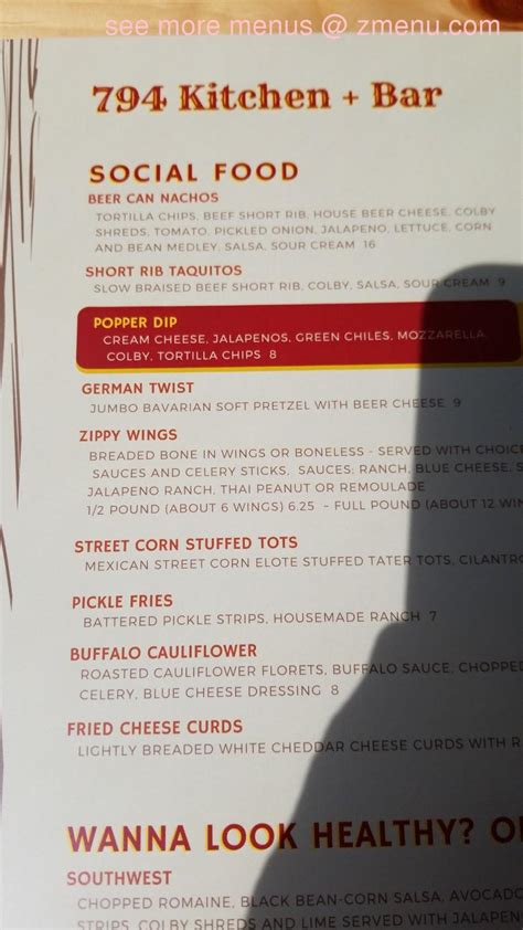 Savor the Flavor: Unveiling the Scintillating 794 Kitchen and Bar Menu