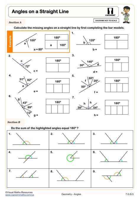 Unlock the Magic of Geometry: 7th Grade Angles Worksheets to Help You Learn!