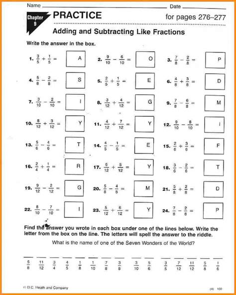 Unlock Your Child's Math Potential with 7th Grade Common Core Worksheets PDF!