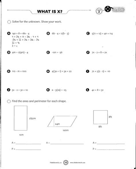 7Th Grade Accelerated Math Worksheets Midterm
