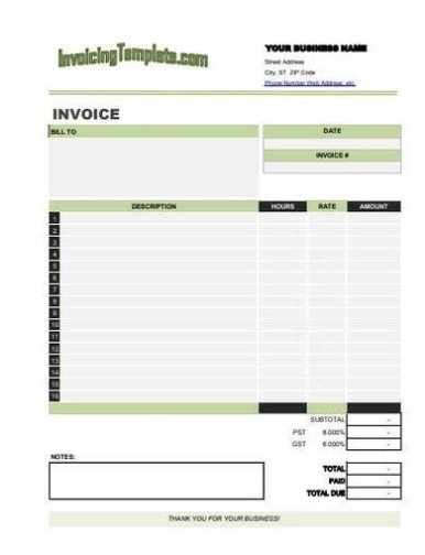 8+ Graphic Design Invoice Templates - Excel, Word, Numbers, Pages, PDF