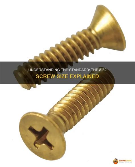 8 32 screw size