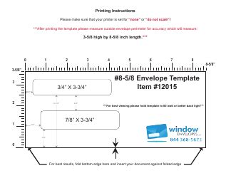 8 Envelope Template | Free Samples , Examples & Format Resume / Curruculum Vitae