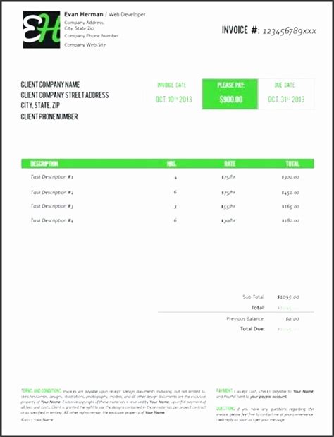 8 Graphic Design Invoice Template - SampleTemplatess - SampleTemplatess