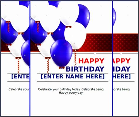 8 Microsoft Publisher Birthday Card Templates - SampleTemplatess
