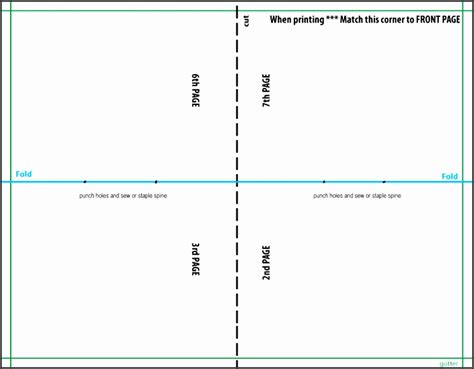 8 Quarter Fold Card Template for Word - SampleTemplatess - SampleTemplatess