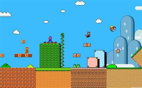 8 Bit Mario Wallpapers Wallpaper Cave