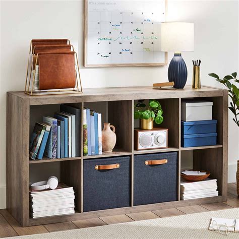 8 Cube Storage Organizer Gray